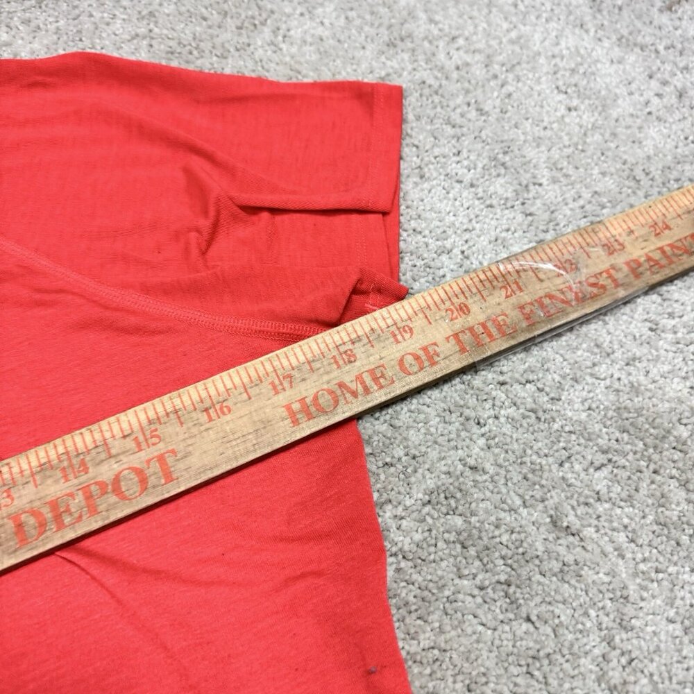 Under Armour T-Shirt Red-Orange Short Sleeve Women’s Size Medium - Picture 4 of 11
